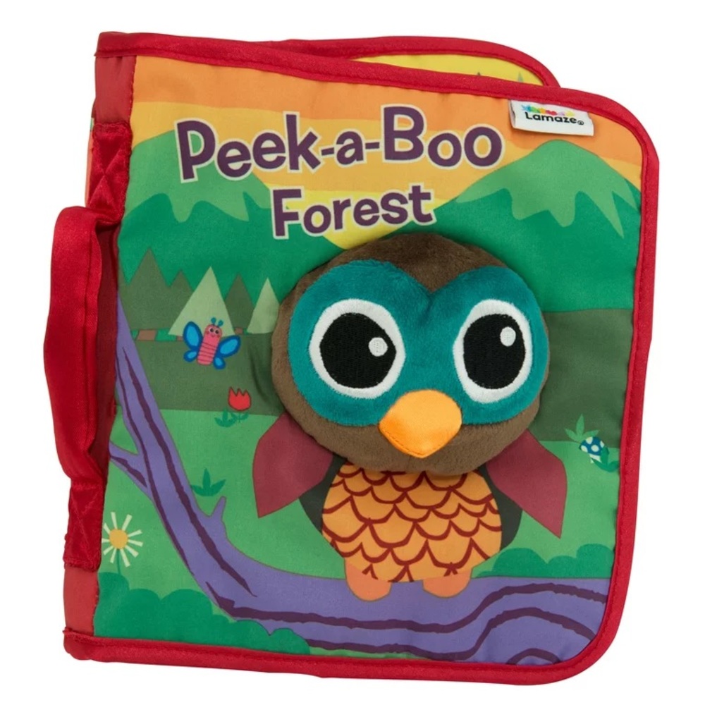 Lamaze Peek-A-Boo Forest Lift A Flap Soft Cloth Baby Book